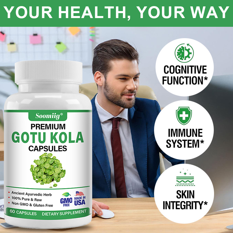 Ginkgo Biloba Extract - Cápsulas de Gotu Kola 1300mg -