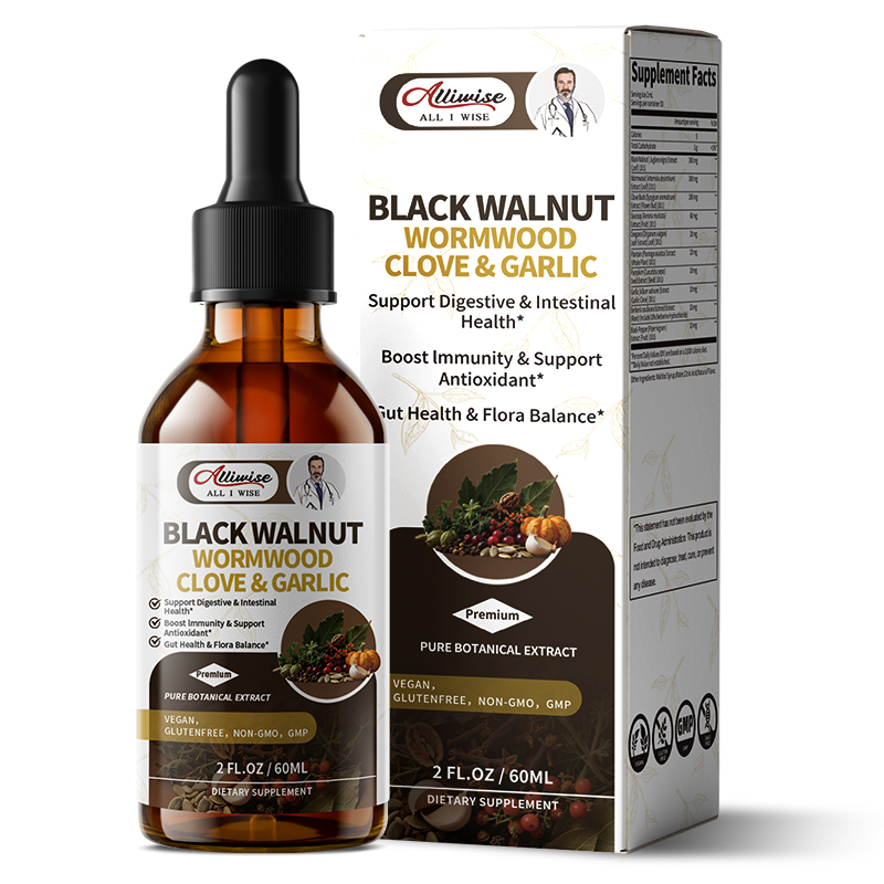 Herbal Wellness Drops - Gota lilás de nogueira preta Alliwise