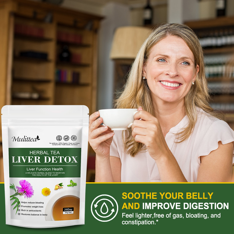 Chá de desintoxicação de fígad - Dandelion Detox Tea avaliação e preço