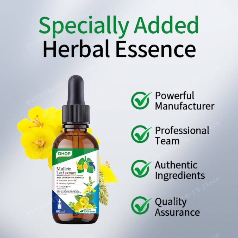 Extrato de Folha de Mullein em - Herbal Wellness Drops avaliação e preço