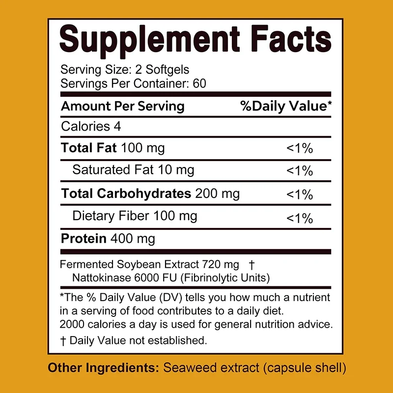 Nattokinase - Reduzir o colest - Ginkgo Biloba Extract avaliação e preço