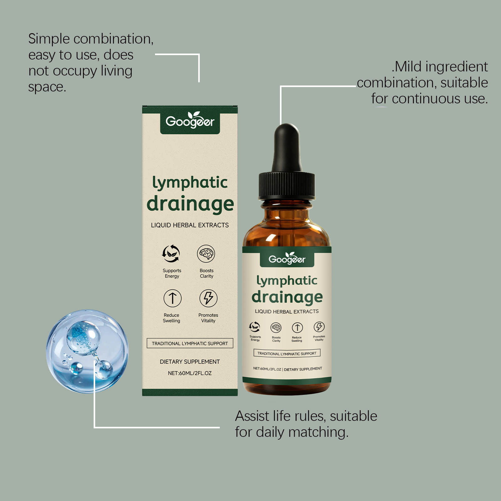 Gotas de Drenagem Linfática 11 - Herbal Wellness Drops avaliação e preço